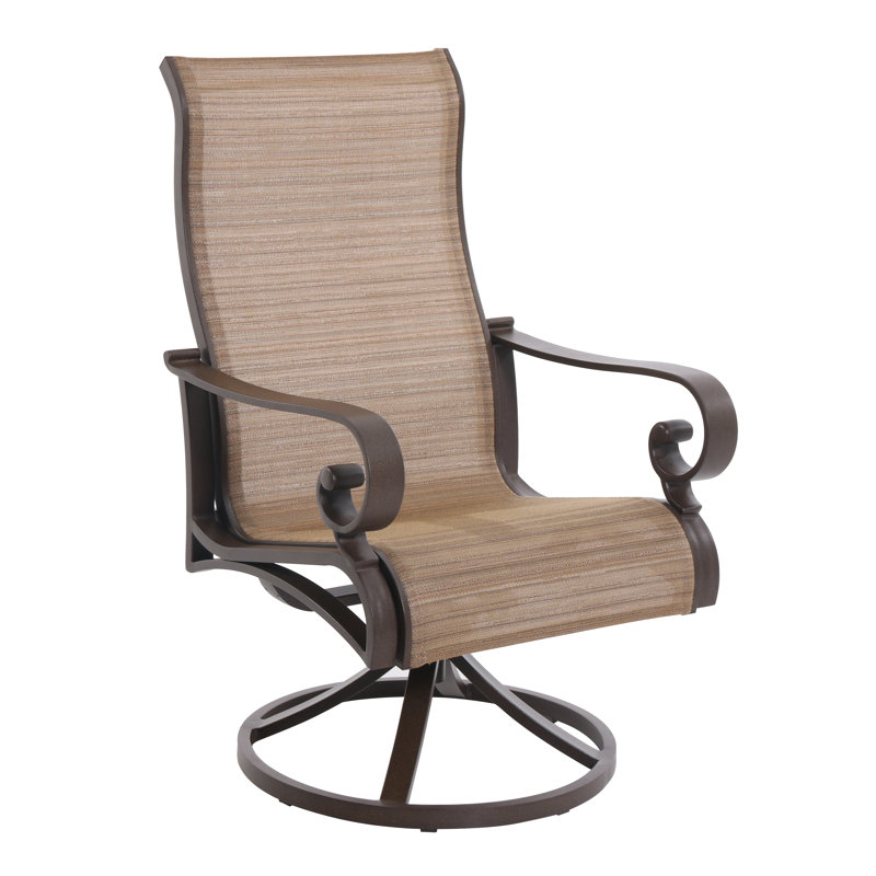 Swivel Patio Dining Chairs You Ll Love Wayfair Rivera Swivel Patio Dining Chair Set Of 2