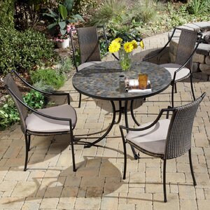 Sequoyah 5 Piece Dining Set with Cushions