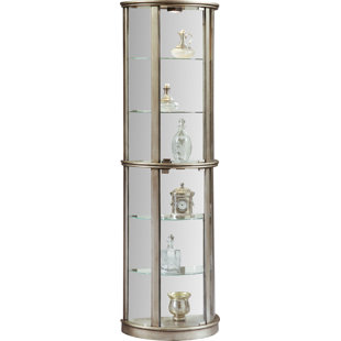 Go to store & view more images Willa Arlo Interiors Gracelyn Lighted Curio Cabinet