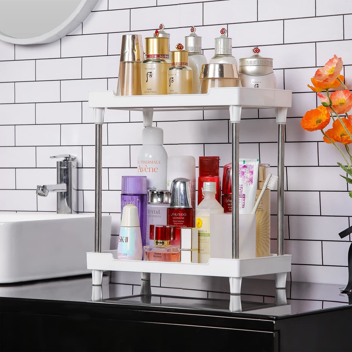 Rebrilliant Lorilynn Steel Freestanding Bathroom Shelves Wayfair