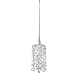 Small crystal pendant light