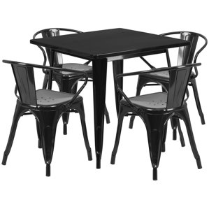 Markeshia 5 Piece Dining Set by 17 Stories