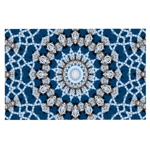 Iris Lehnhardt Mandala II Abstract Doormat