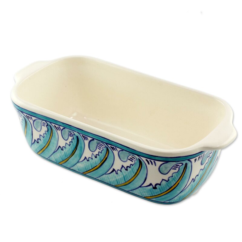 Rosecliff Heights Laprade Bermuda Ceramic Loaf Pan | Wayfair