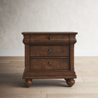 Fye 3-Drawer Nightstand