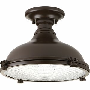 Javi 1-Light LED Semi Flush Mount