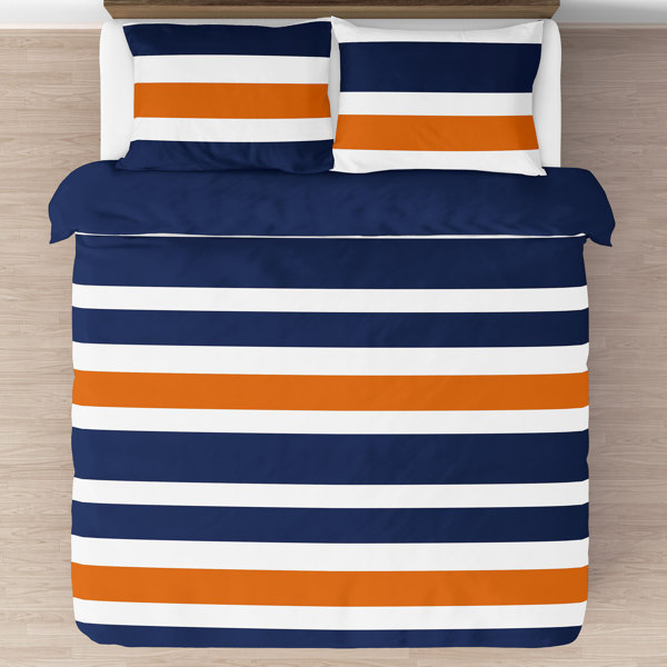 ULTRA SOFT CARTOON BOY GIRLS ORANGE RED BLUE FUN COMFORTER SHEETS BED IN BAG SET