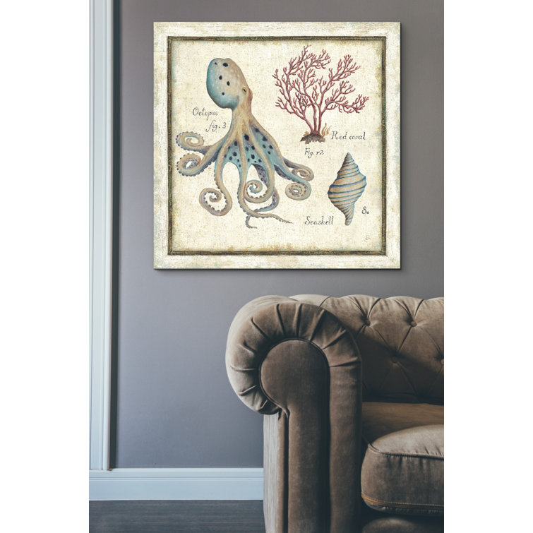 Acrylic Glass Wall Art /'Oceanography I/' by Daphne Brissonet