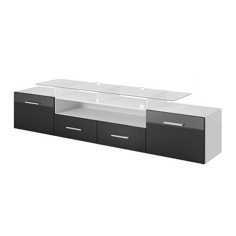 Orren Ellis Casares Cabinet Enclosed Storage Tv Stand For Tvs Up