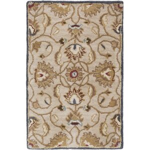 Topaz Blond Floral Area Rug