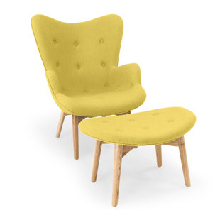 Go to store & view more images Kardiel Contour Lounge Chair and Ottoman