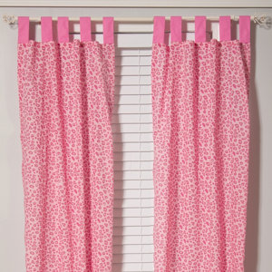 Tabby Cheetah Window Curtain Panels (Set of 2)