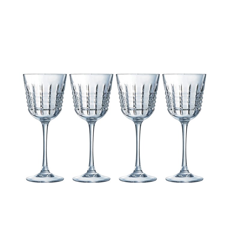 George Oliver Alonso 350ml Crystal Wine Glasses Wayfair Co Uk