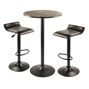 Varnum 3 Piece Pub Table Set by Red Barrel Studio