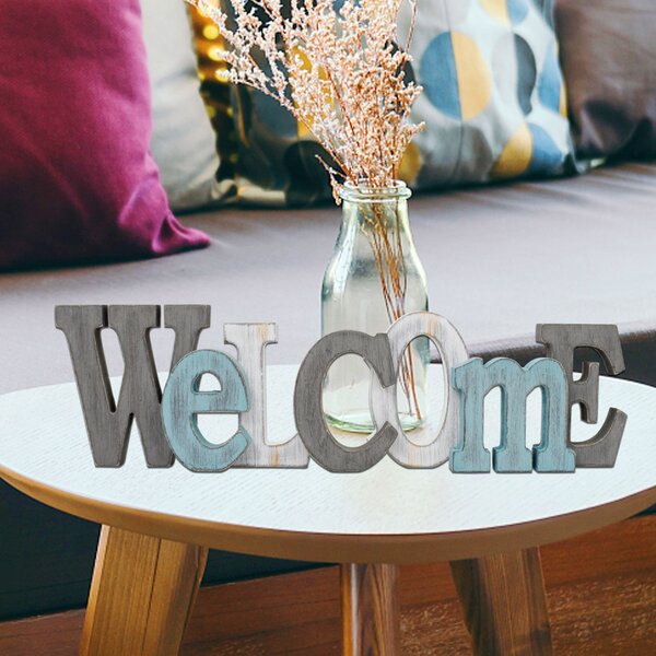 LOVE wooden freestanding sentiment mdf words ready to personalise 
