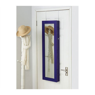 Ahern Over The Door Jewelry Armoire with Mirror