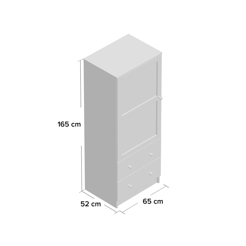Obaby Single 1 Door Wardrobe Reviews Wayfair Co Uk