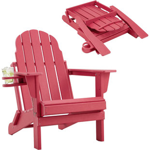 hot pink plastic adirondack chairs