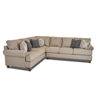 Isaacs 112 Left Hand Facing Sectional Reviews Birch Lane