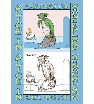 'Alice in Wonderland: Mock Turtle - Color Me!' by John Tenniel Graphic Art Buyenlarge