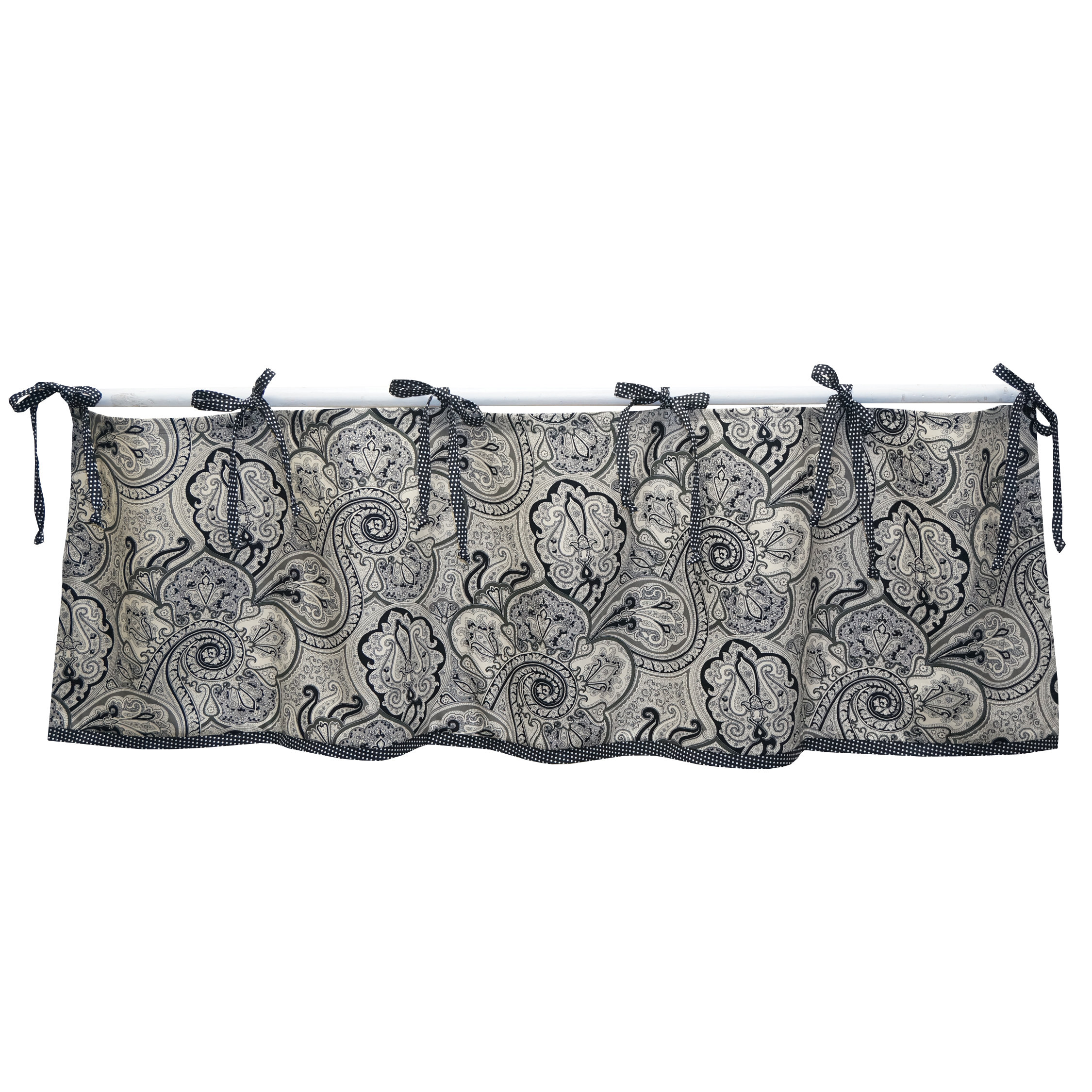 Harriet Bee Shanahan Paisley Nursery 55 Window Valance Wayfair