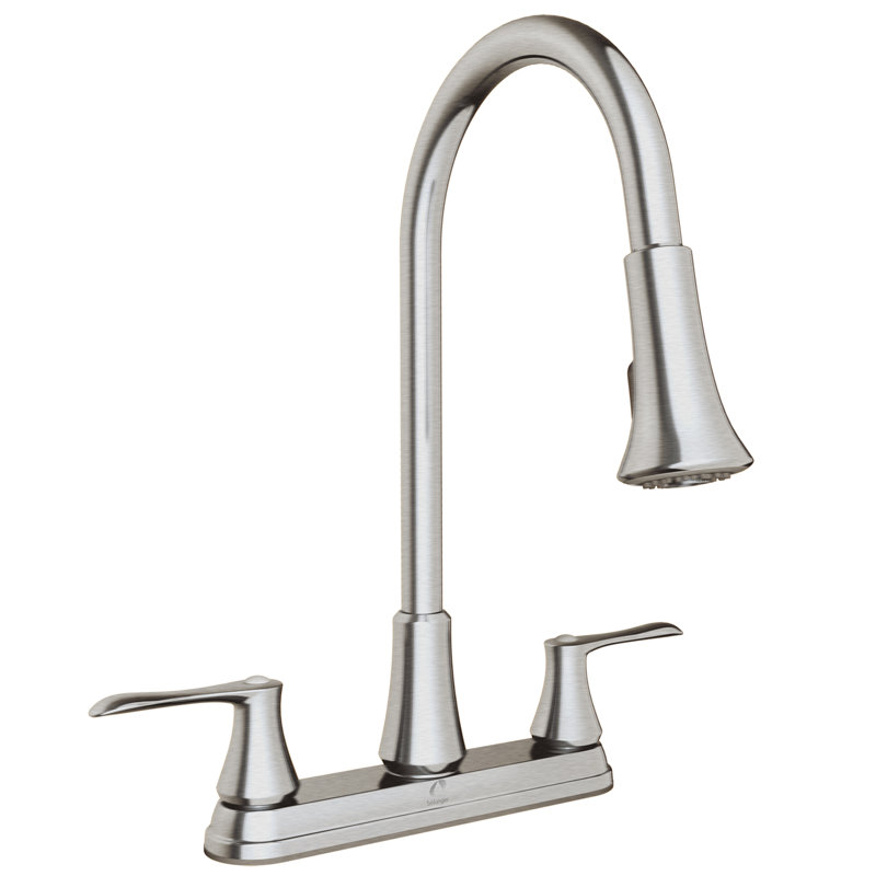 Keeney Manufacturing Company Pull Down Double Handle Kitchen