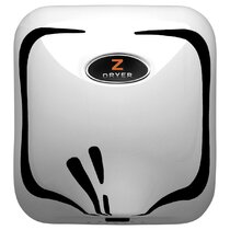 Small Mini Compact Drier Silent Automatic Warm Air White Electric Hand Dryer 