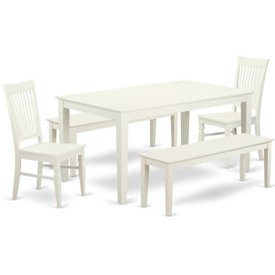 Smyrna 5 Piece Solid Wood Dining Set