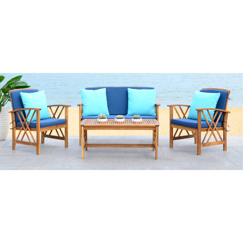 Medora 4 Piece Sofa Seating Group With Cushions Reviews Joss