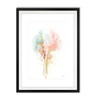 Ebern Designs L Floral Trace I Painting Print On Canvas Wayfair