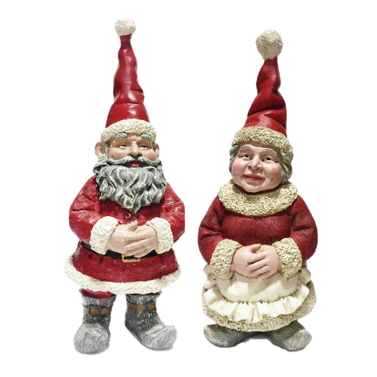 Imoislab Christmas Gnomes,Holiday Gnomes Decoration Handmade Santa Claus Red-11Inches Thanksgiving Day,Christmas Winter Gnomes Ornament
