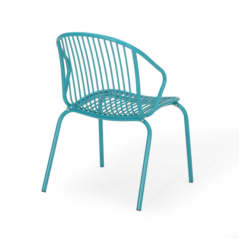 Ebern Designs Corbeil Outdoor Modern Patio Chair Wayfair