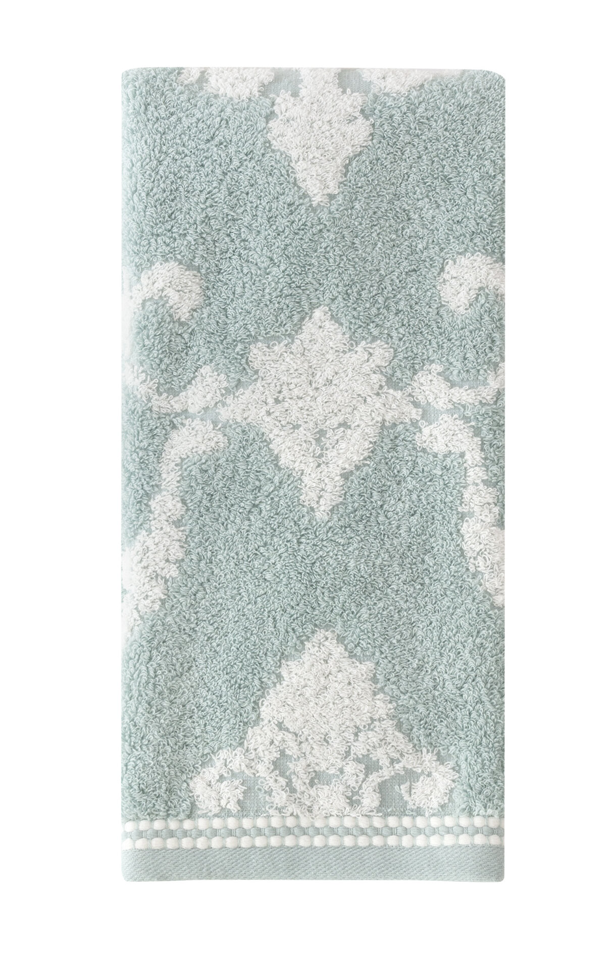 seafoam green hand towels