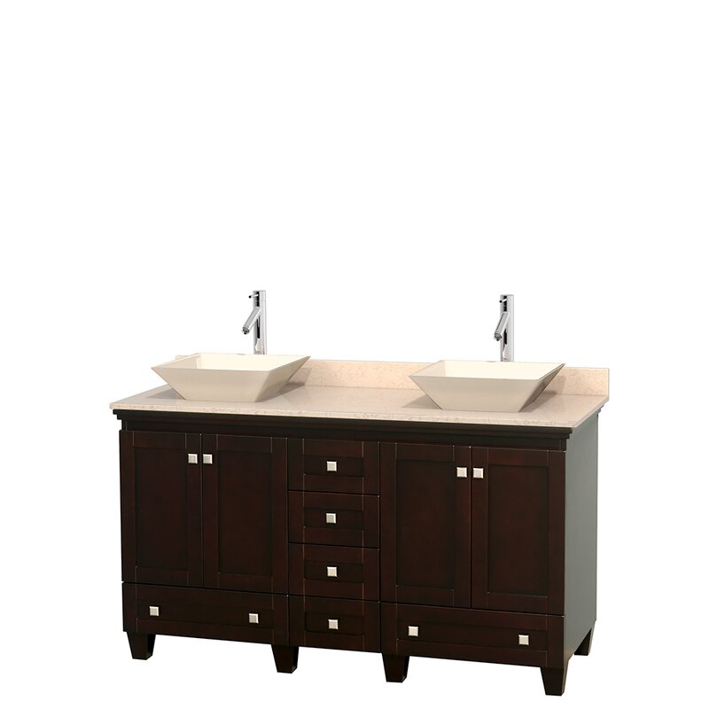 Wyndham Collection Acclaim 60 Double Bathroom Vanity Set Wayfair