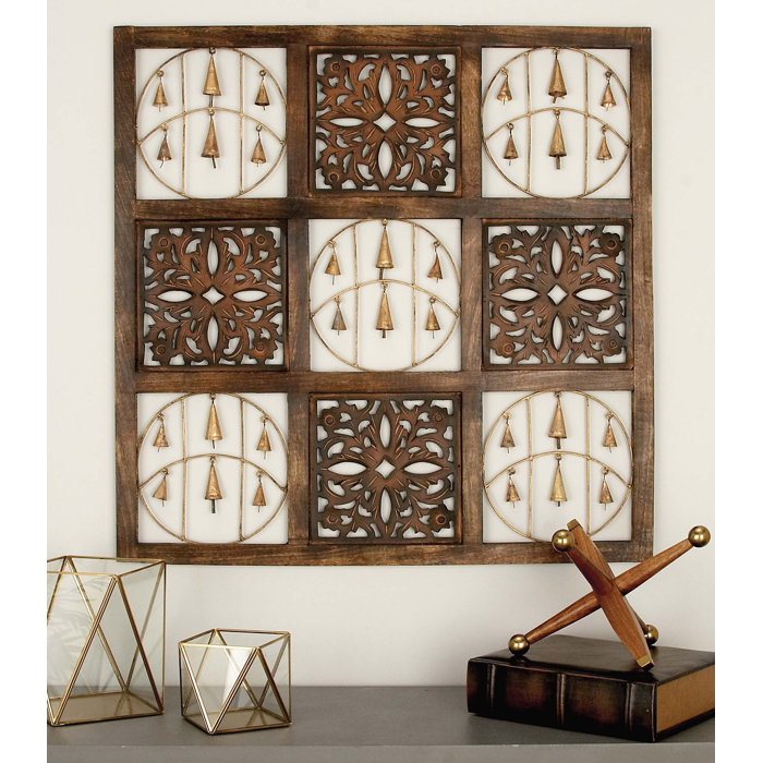 Metal And Wood Panel Wall Décor Metal And Wood Panel Wall Décor