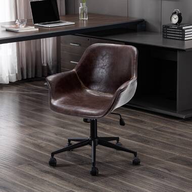 gianluca suede task chair