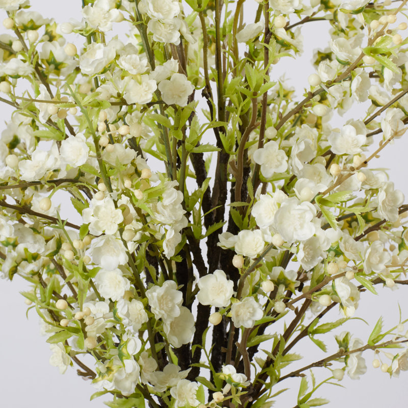 Bloomsbury Market Cherry Blossoms With Vase Silk Fl Arrangements Cherry Blossoms With Vase Silk Fl Arrangements