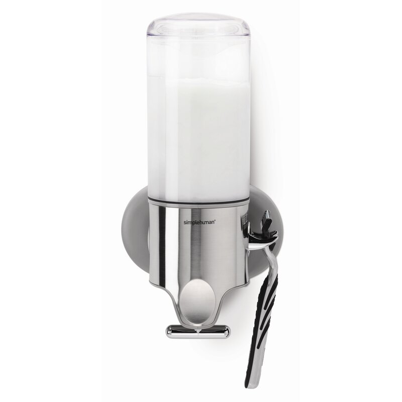 simplehuman Plastic Adhesive Mount Soap Dispenser & Reviews | Wayfair.co.uk