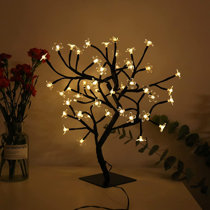 1X 48 Leds Kirschblüte Desktop Bonsai Baum Licht Weiß 0.52 M Schwarz Zweig Y7Q2 1X 48 Leds Kirschblüte Desktop Bonsai Baum Licht Weiß 0.52 M Schwarz Zweig Y7Q2