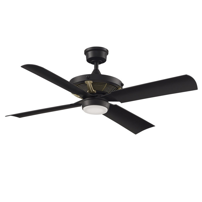 Fanimation 52 Pickett 4 Blade Outdoor Ceiling Fan With Remote