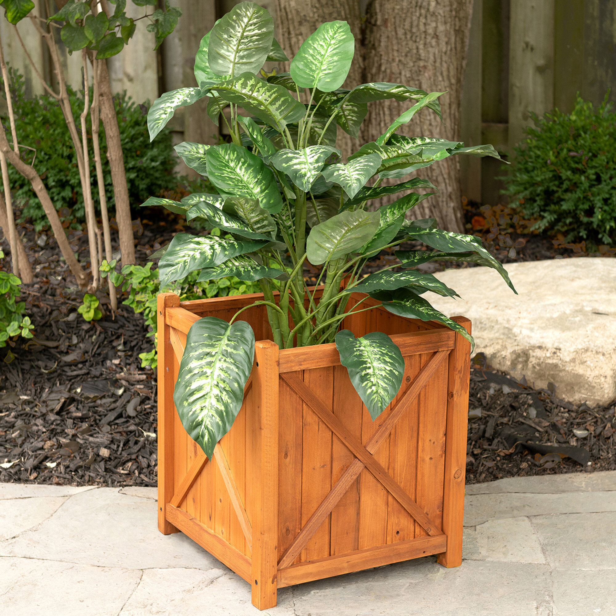 Leisure Season Decorative Planters Cypress Planter Box | Wayfair