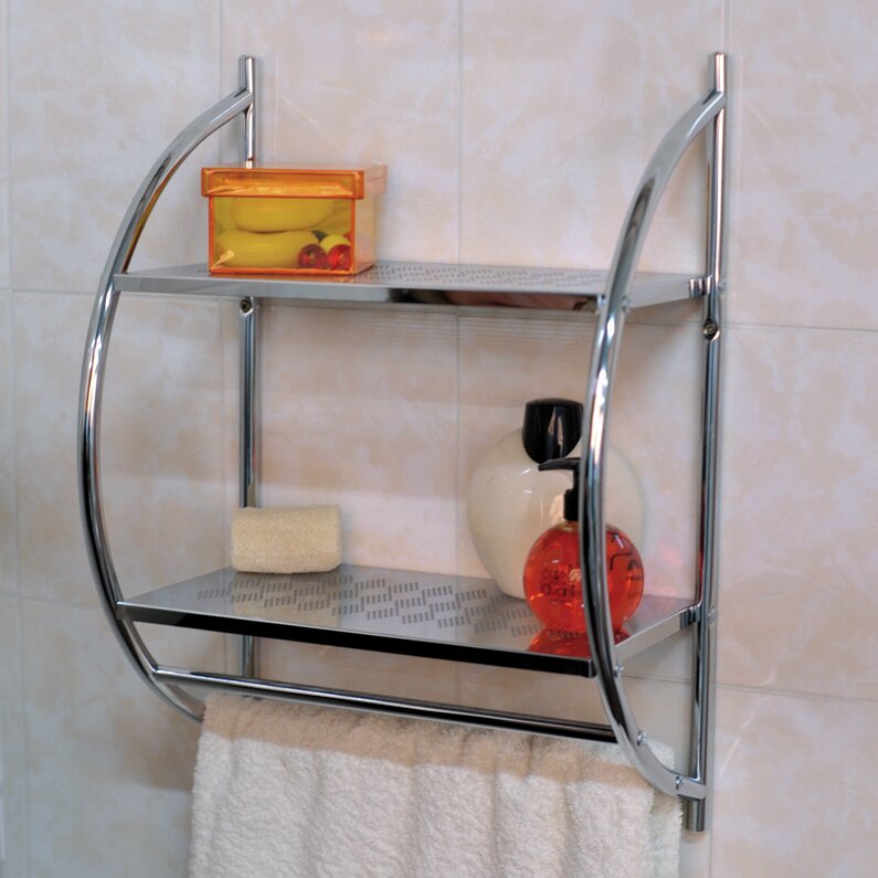 Evideco Double Wall Shelf Wayfair