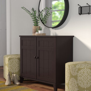 Shoe Storage Cabinets You Ll Love Wayfair Wood 12 Pair Shoe Storage Cabinet