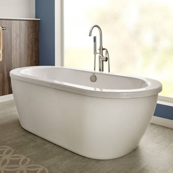 Kohler Memoirs 66 X 36 Freestanding Soaking Bathtub Wayfair