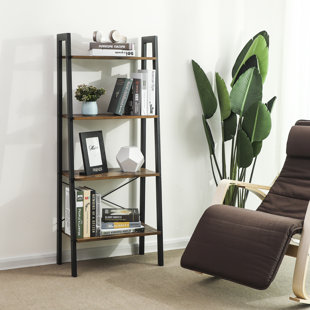 Go to store & view more images Parikh 4-Tier Ladder Bookcase by Williston Forge
