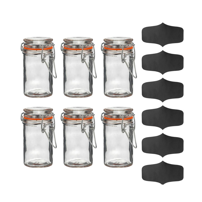 airtight glass spice jars