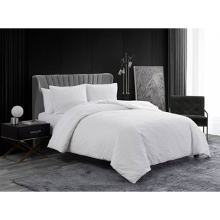 1 Pillow 1 Sham Includes 1 Comforter Twin Crystal Heart Comforter Set-Gray 