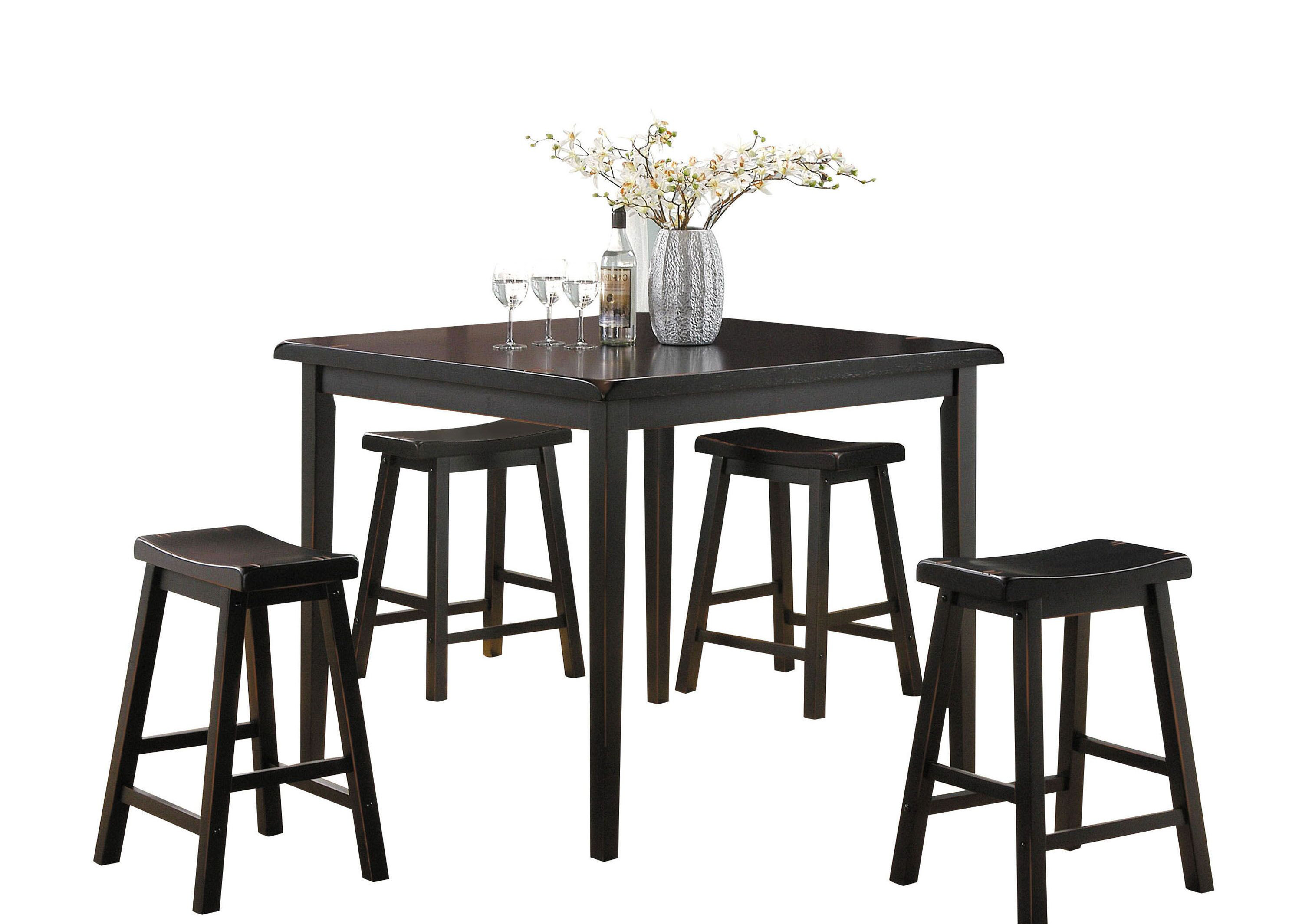 Wilmoth 5 piece counter height dining set discount