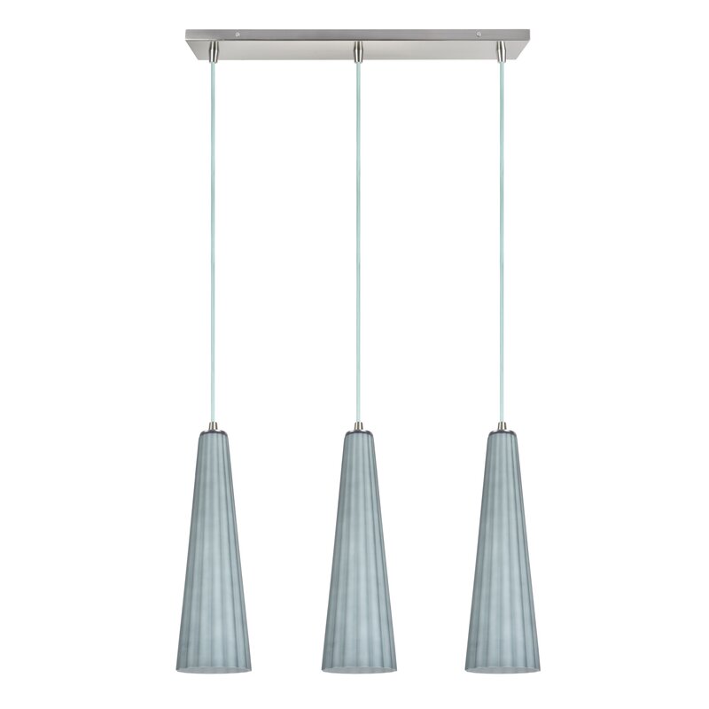 Aspen Creative Corporation 3 Light Kitchen Island Linear Pendant Wayfair