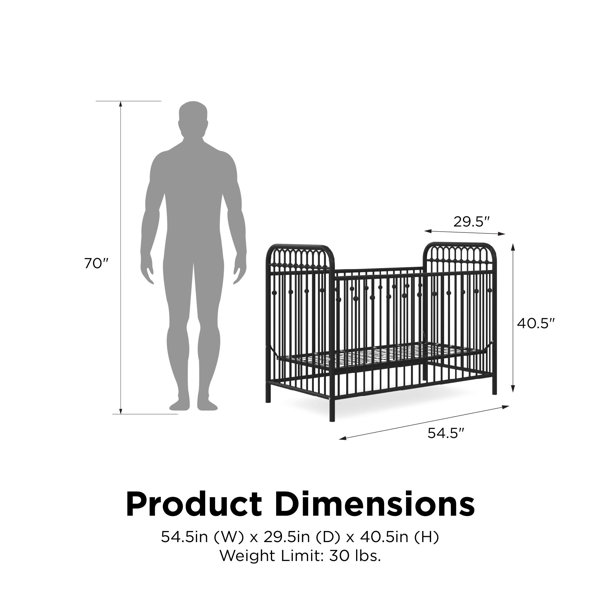 monarch hill ivy crib white